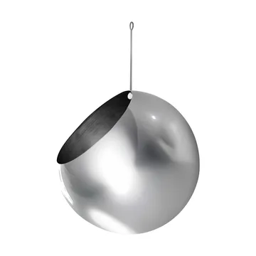 Pot suspendu GLOBE Ø17 cm h28 cm - Argent - AYTM