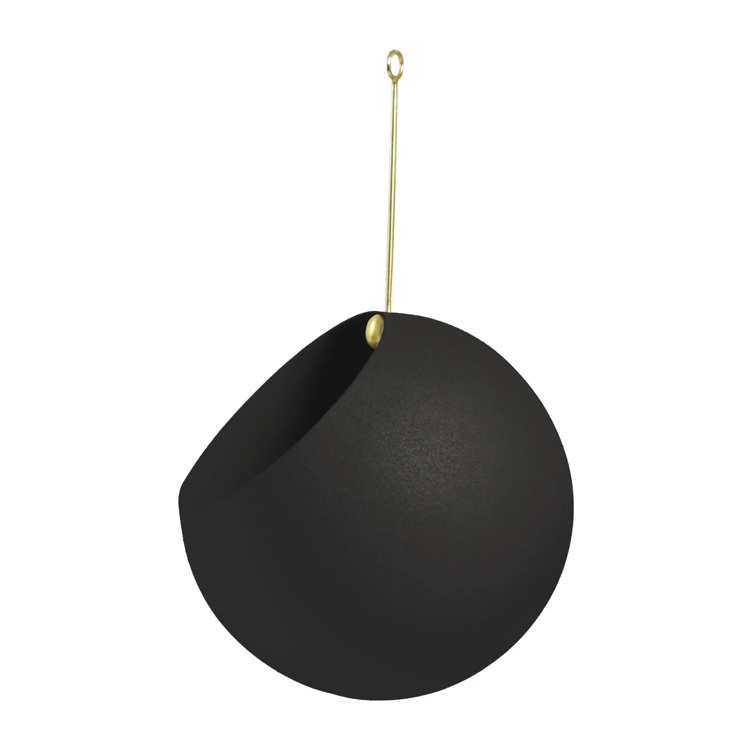 Pot suspendu GLOBE Ø17 cm h28 cm, Noir AYTM