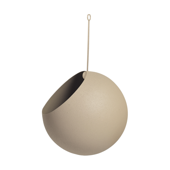 Pot suspendu GLOBE Ø17 cm h28 cm - Taupe - AYTM