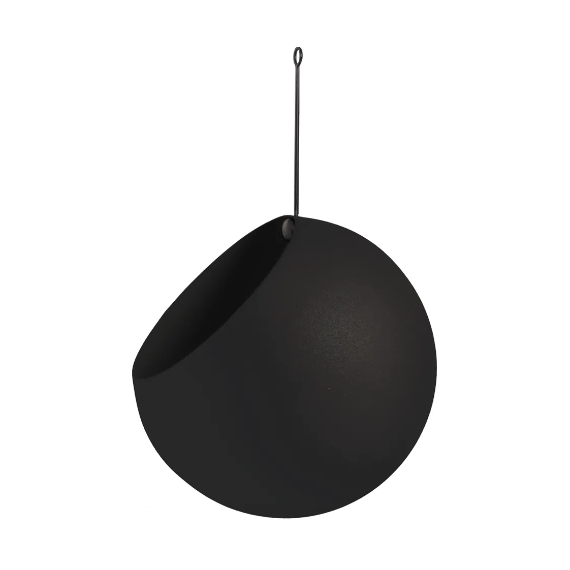 Pot suspendu GLOBE Ø21 cm h32 cm, Black AYTM