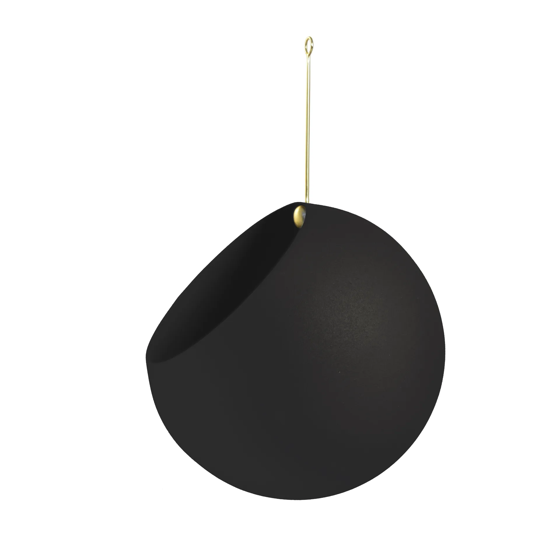 Pot suspendu GLOBE Ø21 cm h32 cm, Noir AYTM