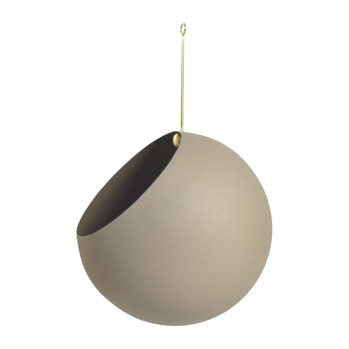 Pot suspendu GLOBE Ø21 cm h32 cm - Taupe - AYTM