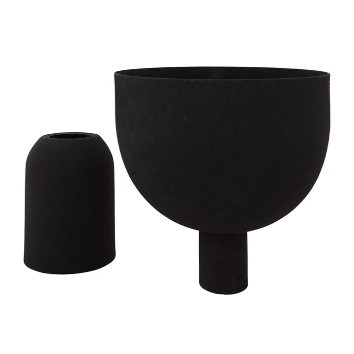 Pot Torus Ø17 cm - Black-black - AYTM