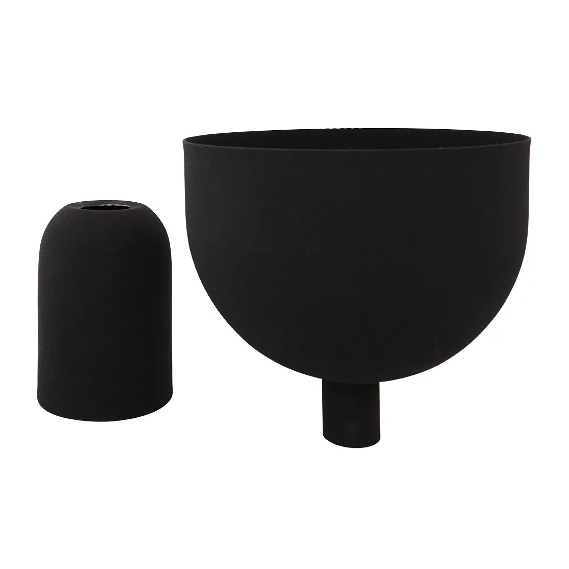 Pot Torus Ø22 cm, Black-black AYTM