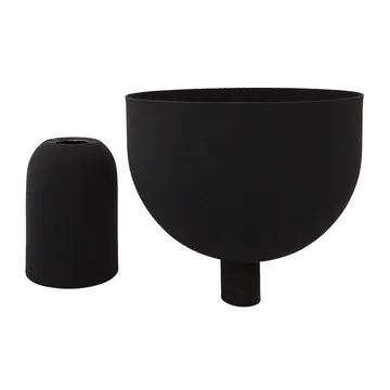 Pot Torus Ø22 cm - Black-black - AYTM