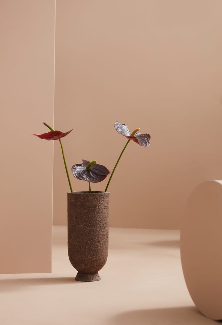 Pot-Vase Terra Ø13 cm - Java brown - AYTM