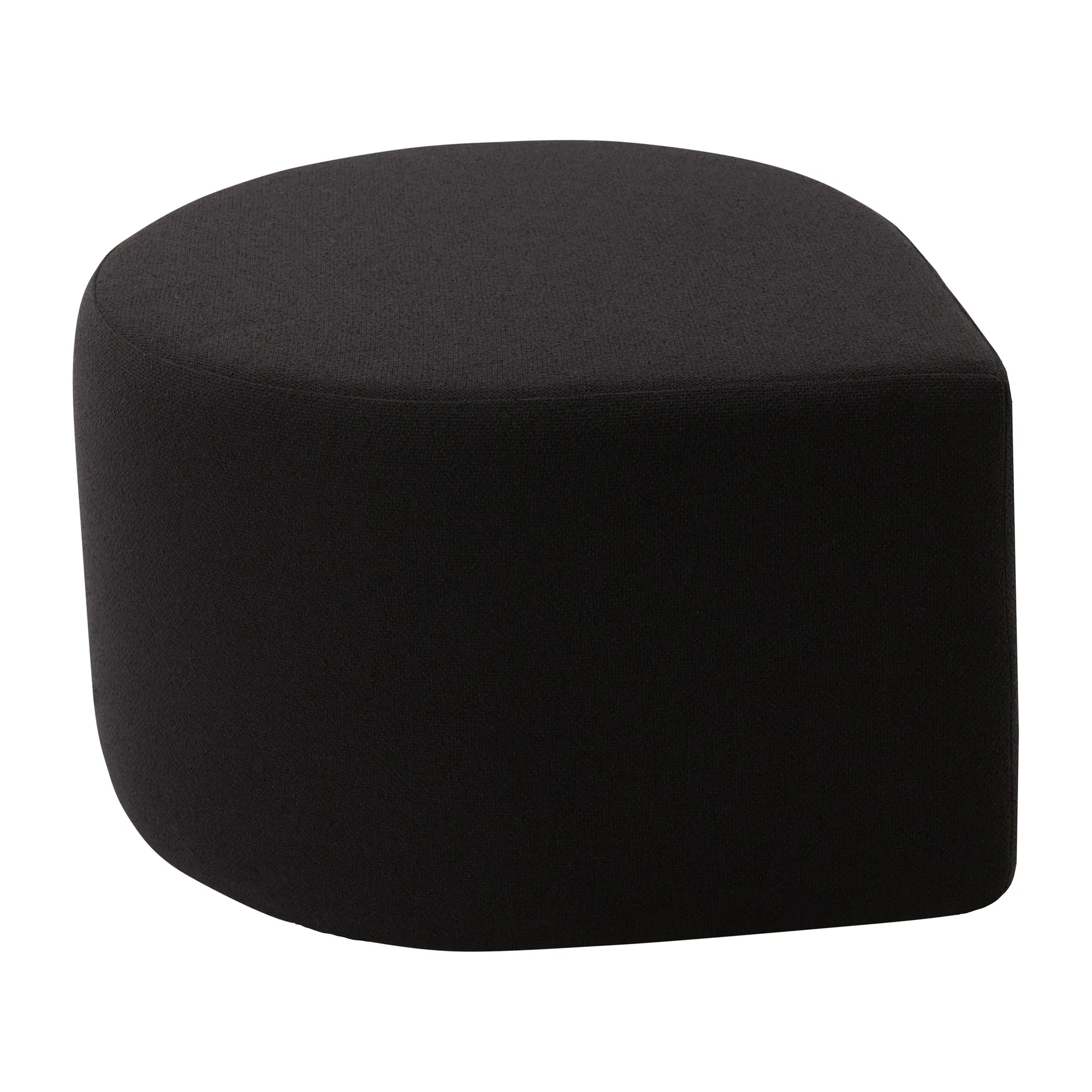 Pouf bouclé Stilla, Anthracite AYTM