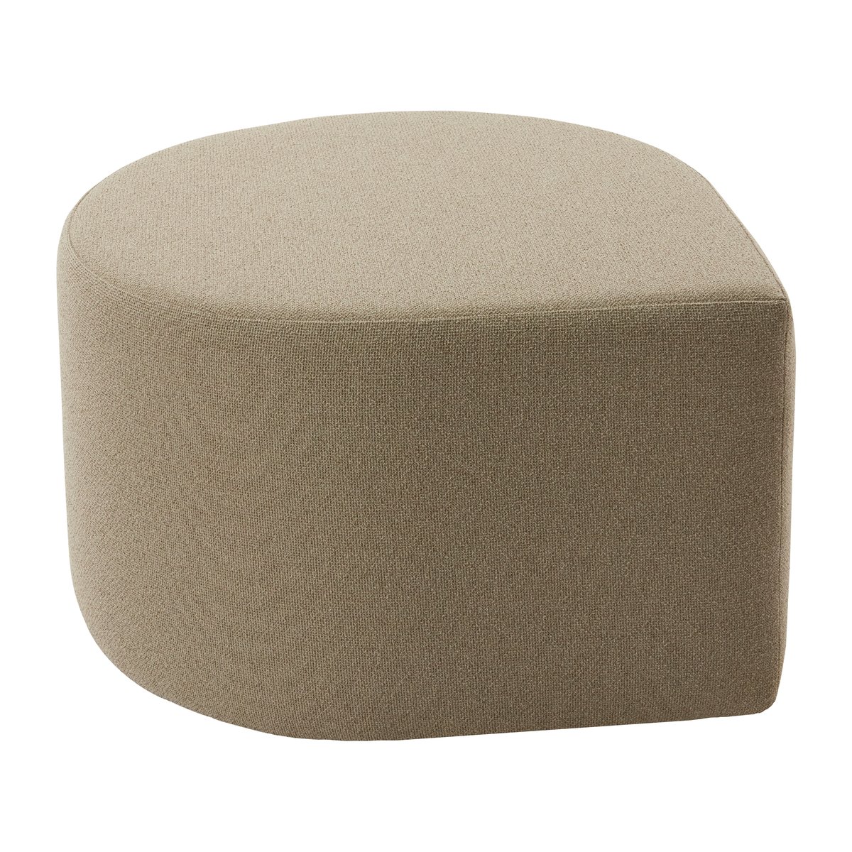 AYTM Pouf bouclé Stilla Taupe | Design Scandinave | Poufs | Beige