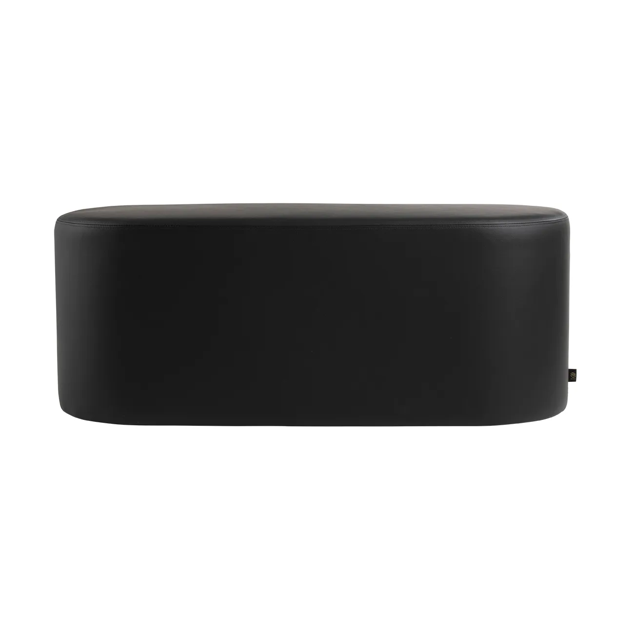 Pouf Sessio 45x110 cm, Noir AYTM