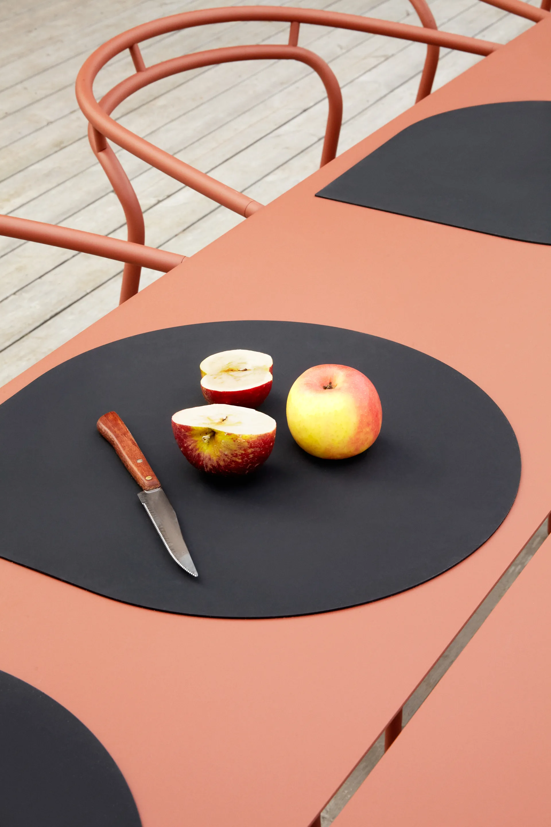 Set de table Stilla Lot de 2, Black AYTM