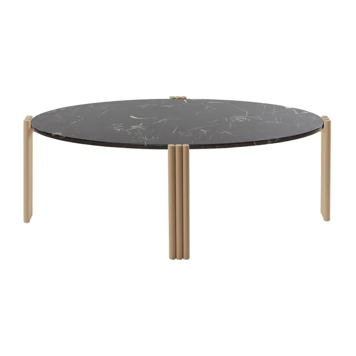 Table basse ovale Tribus 92,4x47,6x35 cm - Light Sand-black - AYTM
