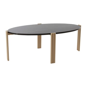 Table basse ovale Tribus 92,4x47,6x35 cm - Light Sand-black - AYTM