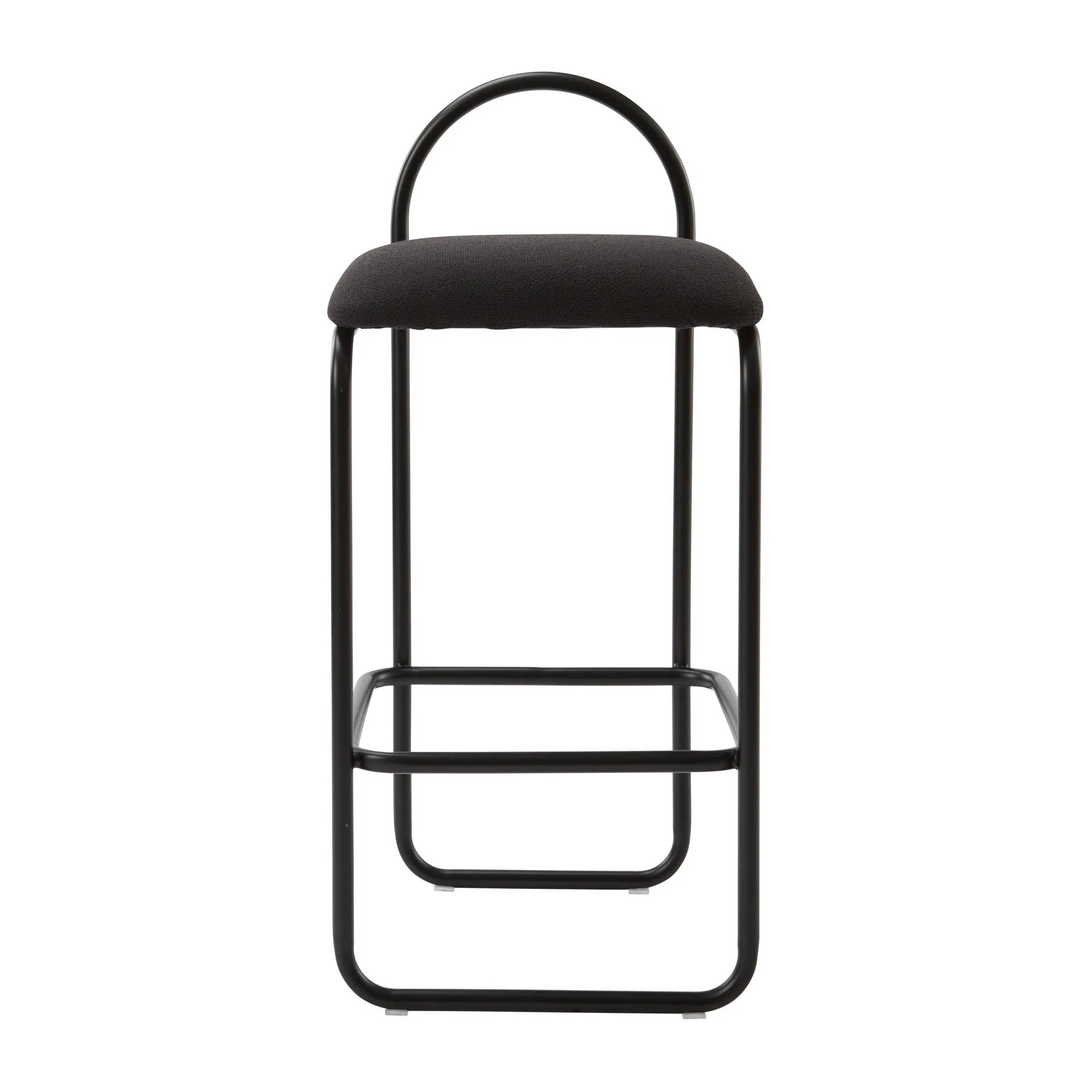 Tabouret de bar Angui bouclé, Anthracite AYTM