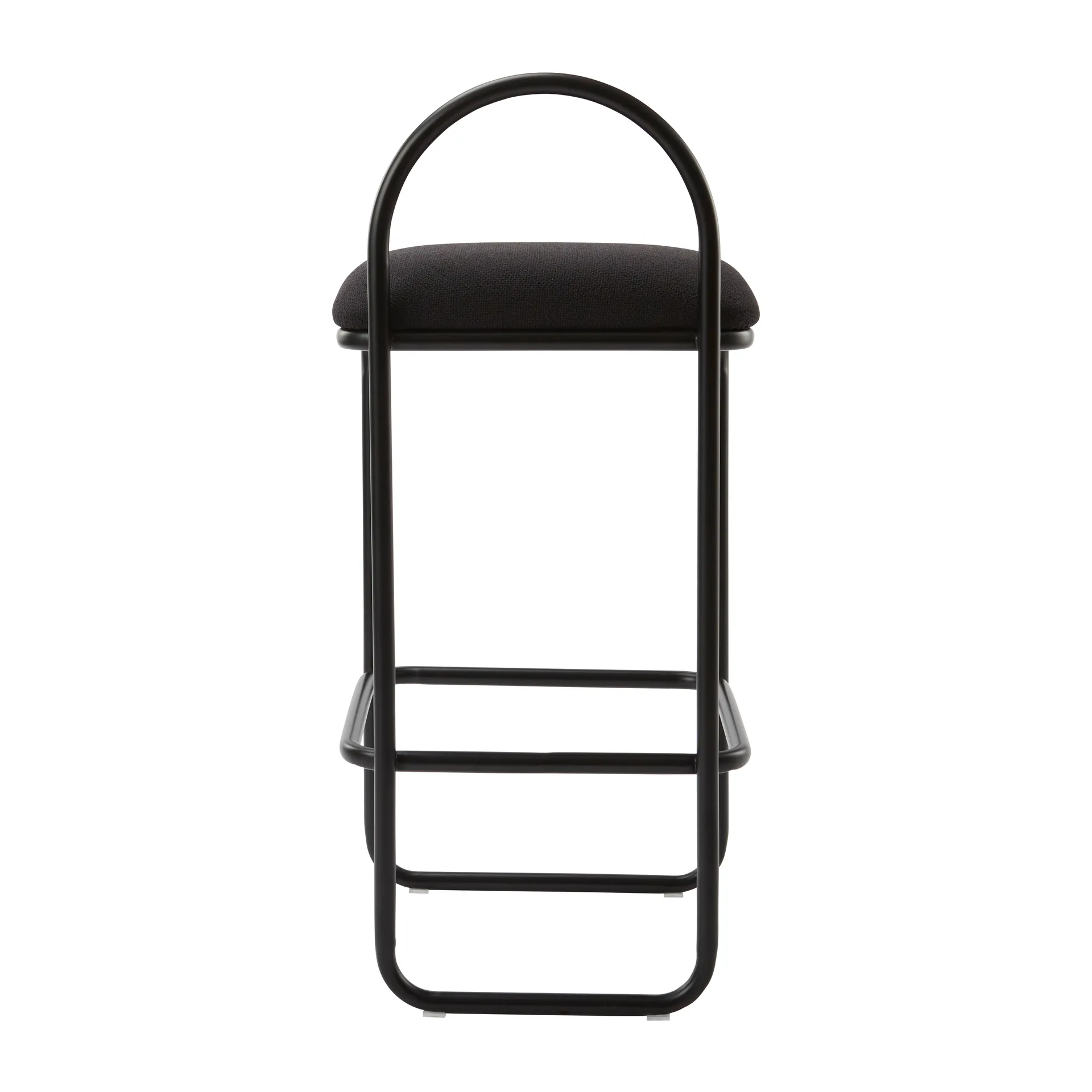 Tabouret de bar Angui bouclé, Anthracite AYTM