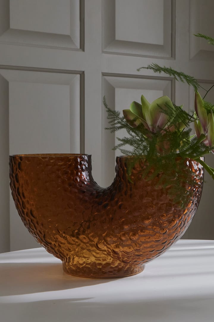 Vase Arura bas - Amber - AYTM