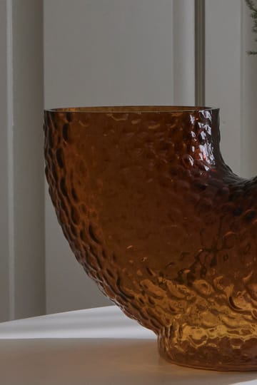 Vase Arura bas - Amber - AYTM