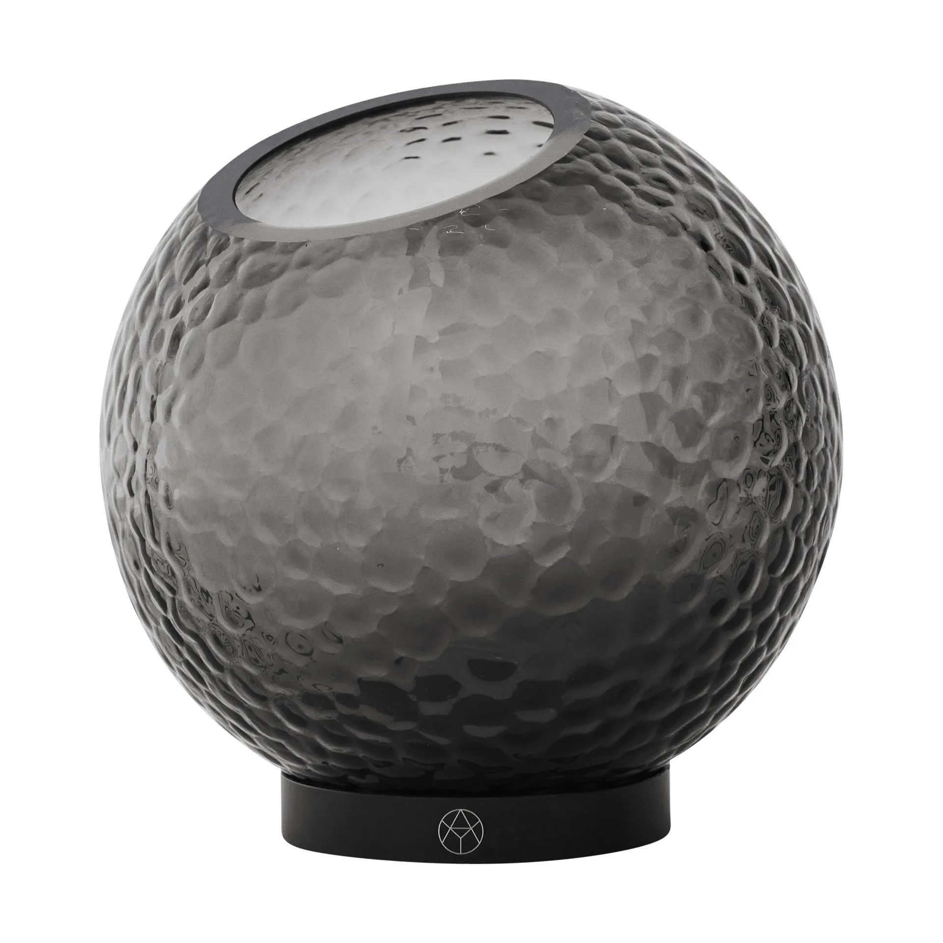 Vase Globe Bubbles Ø17 cm, Black AYTM