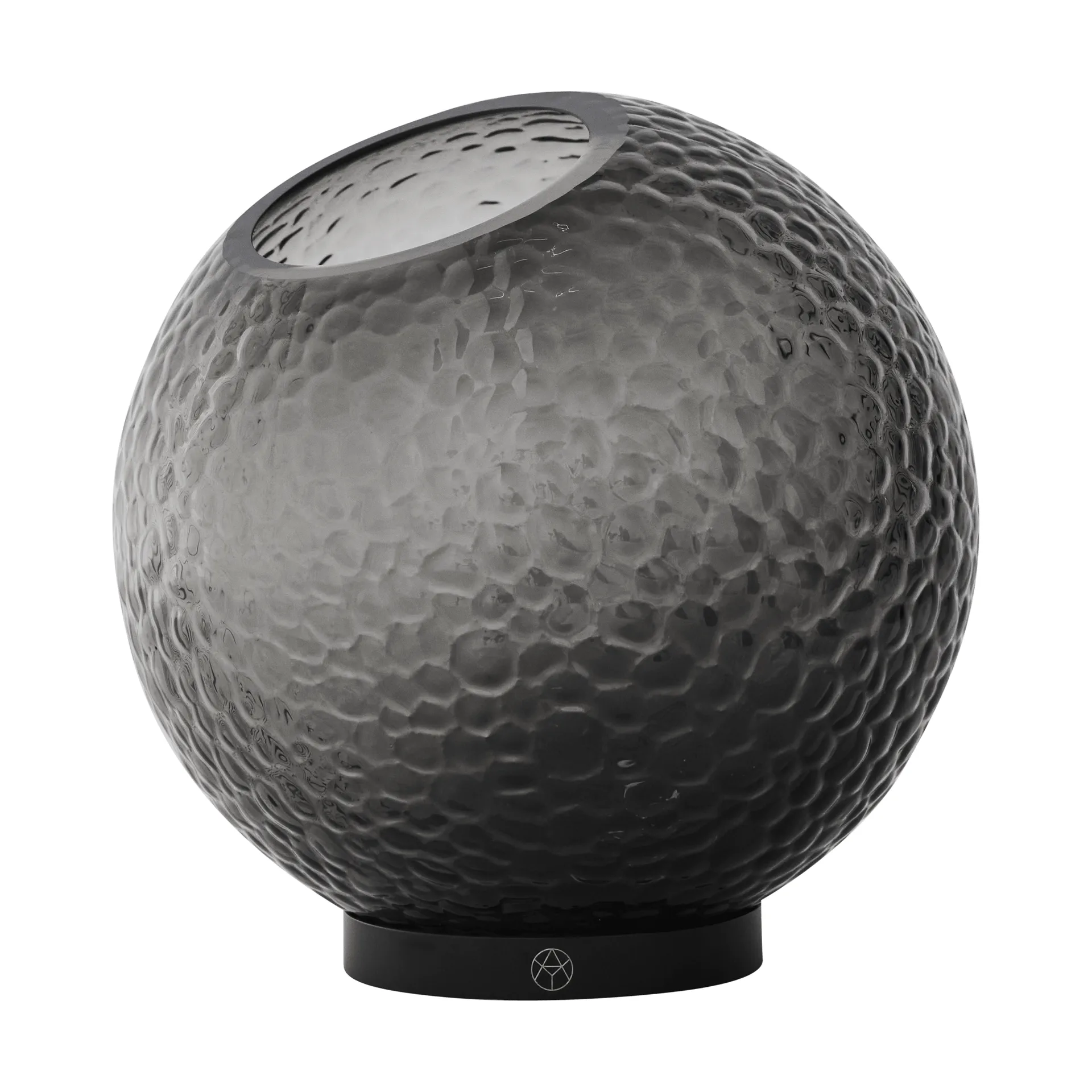 Vase Globe Bubbles Ø21 cm, Black AYTM