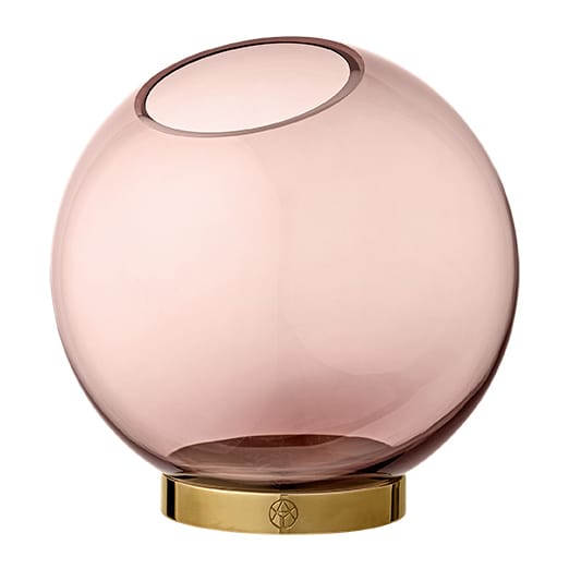 Vase Globe M - or-rose - AYTM
