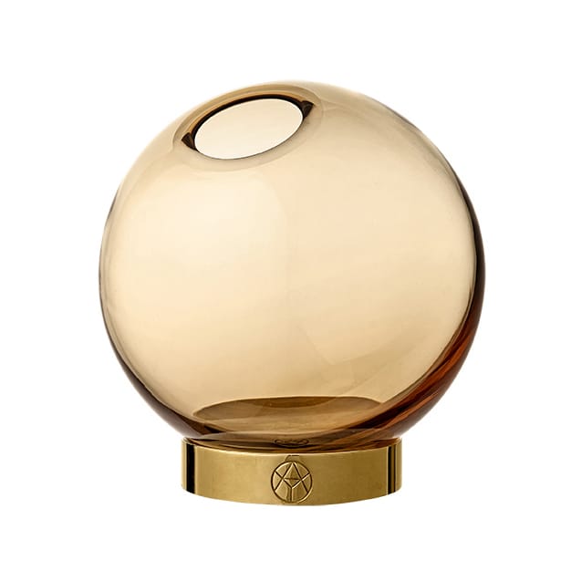 Vase Globe S - ambre-or - AYTM