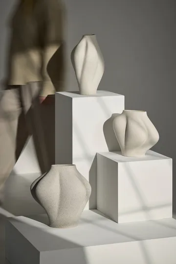 Vase Saltare - Taupe, Ø13,8x30 cm - AYTM