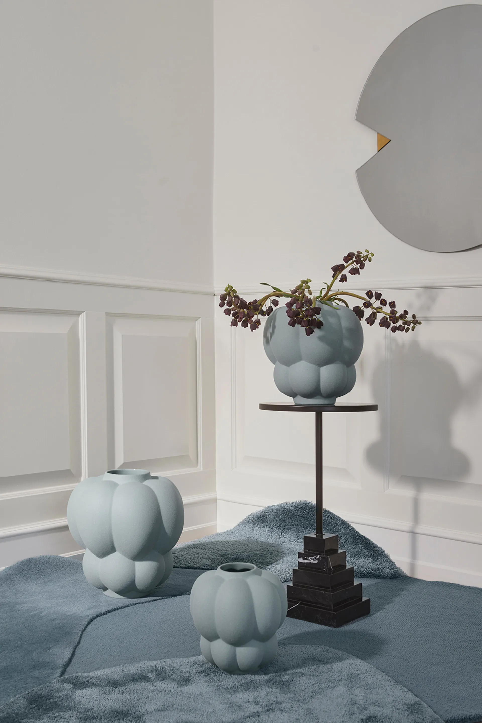 Vase Uva 35 cm, Pale mint AYTM