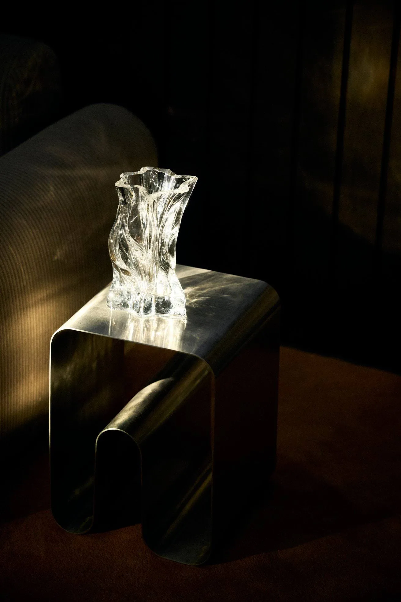 Vena vase, M, transparent AYTM