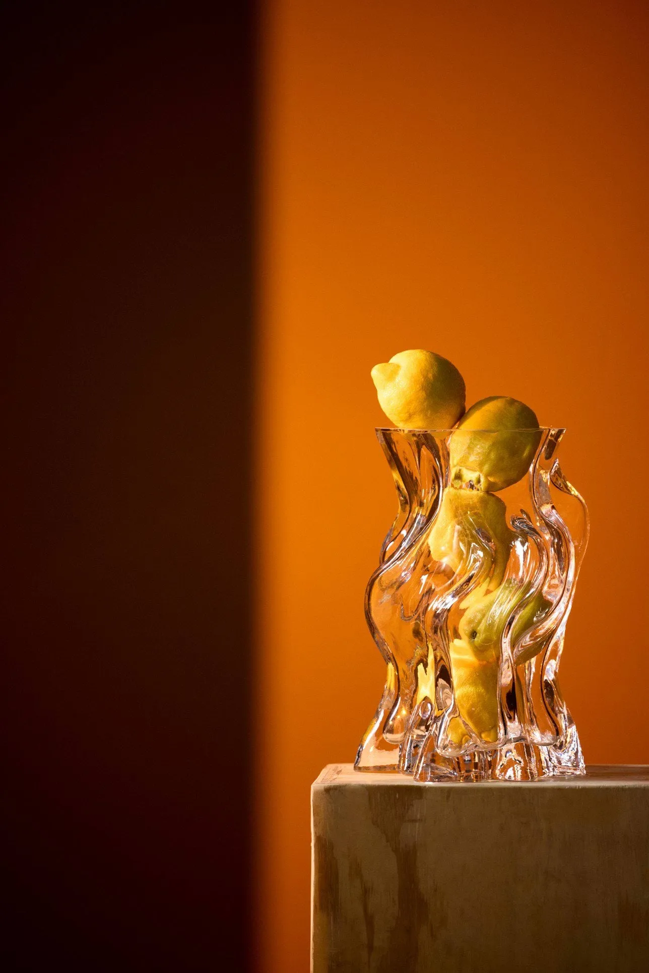 Vena vase, M, transparent AYTM