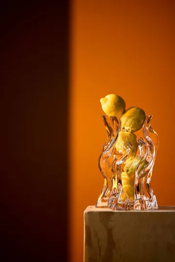 Vena vase - M, transparent - AYTM