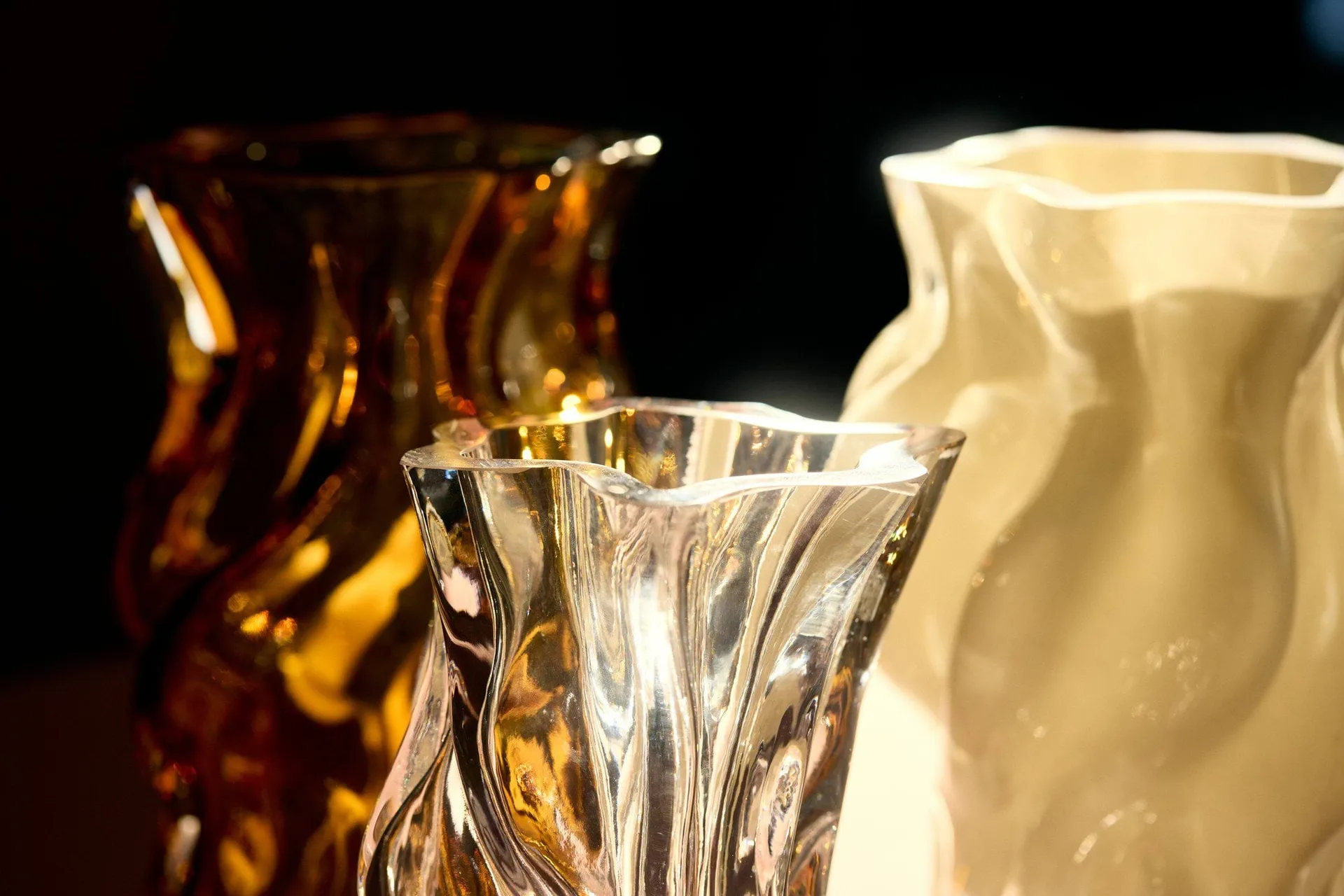 Vena vase, S, transparent AYTM