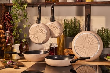 Ballarini Ledro poêle céramique avec couvercle en verre - 28 cm - Ballarini