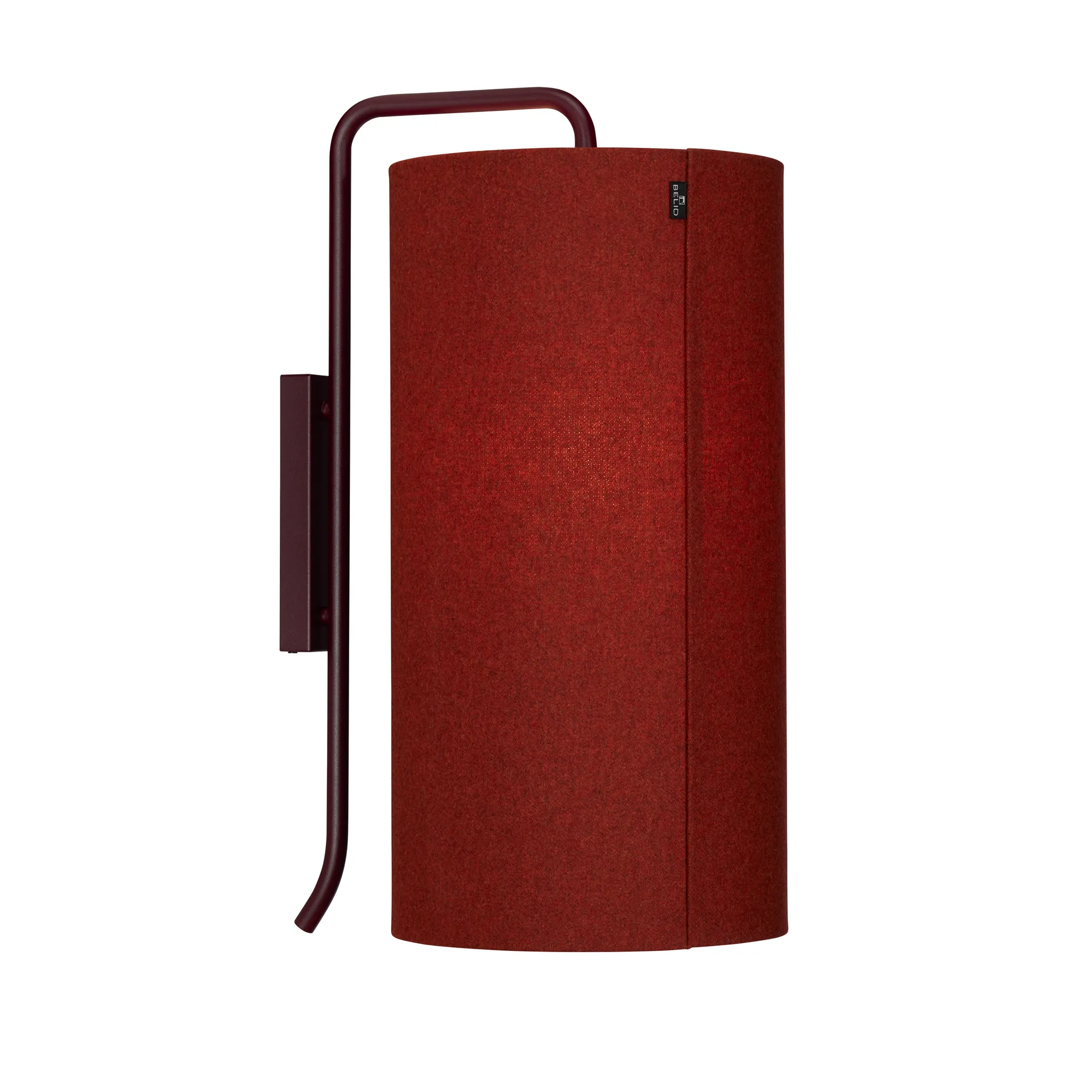 Abat-jour Bender laine Ø27 cm, Rouge rouille Belid