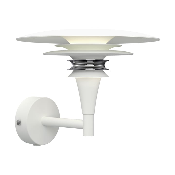 Applique Diablo Ø20 cm - Blanc mat-chrome - Belid