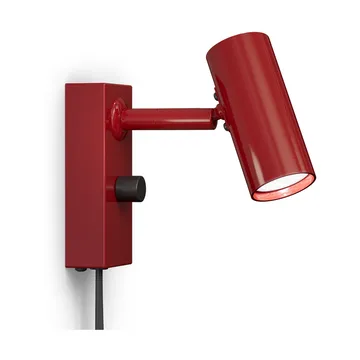 Applique murale Cato - Rouge rubis brillant-noir mat - Belid