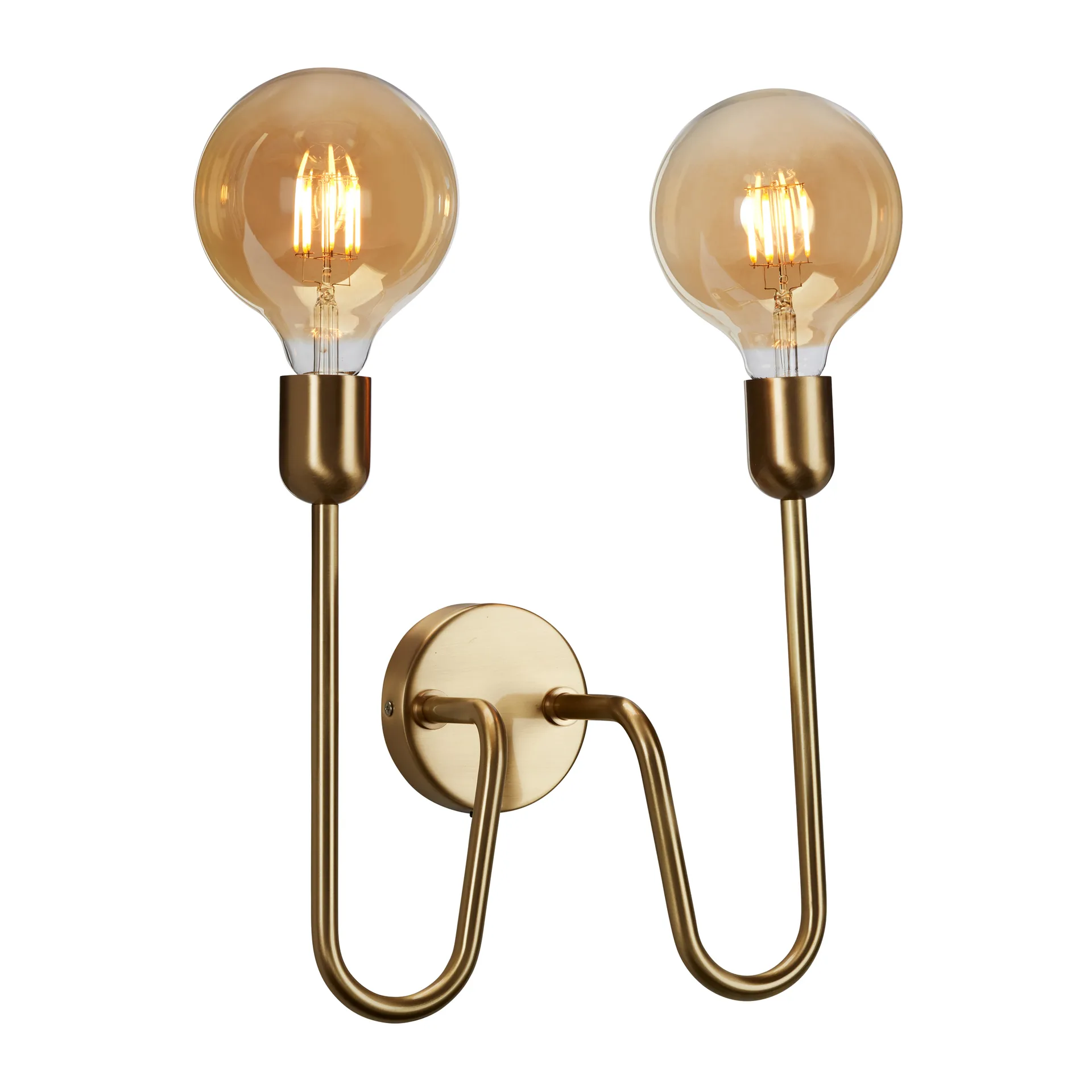 Applique murale Regal Duo installation fixe, Laiton Belid