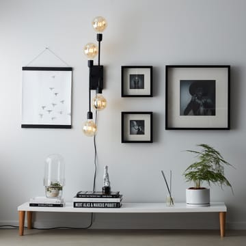 Applique murale Regal XL installation fixe - Noir - Belid