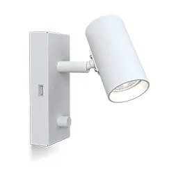 Applique murale Tyson gauche 16,2 cm, Blanc Belid