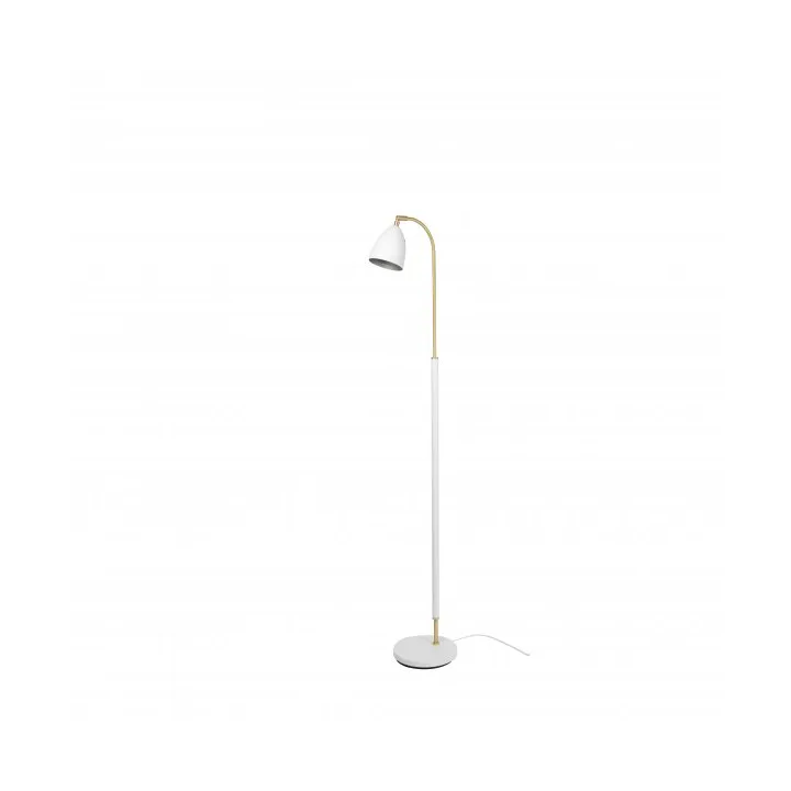 Lampadaire Deluxe avec variateur 133 cm - Blanc - Belid