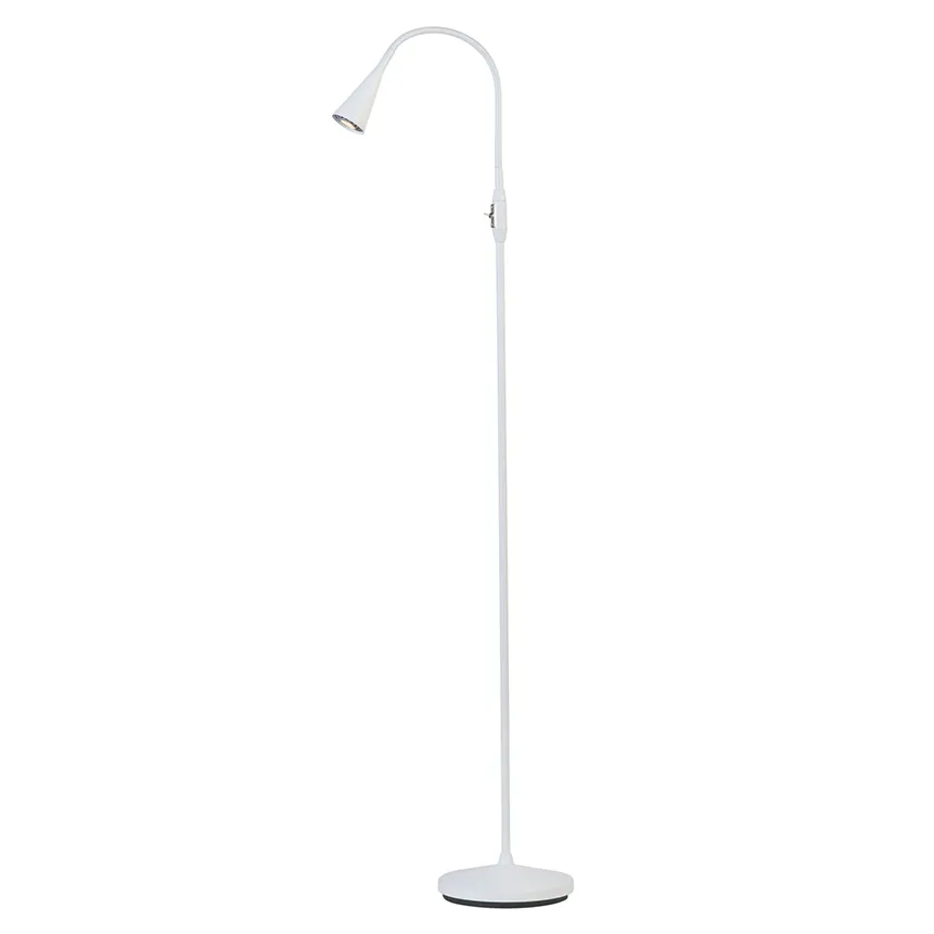 Lampadaire Ledro, Blanc mat Belid