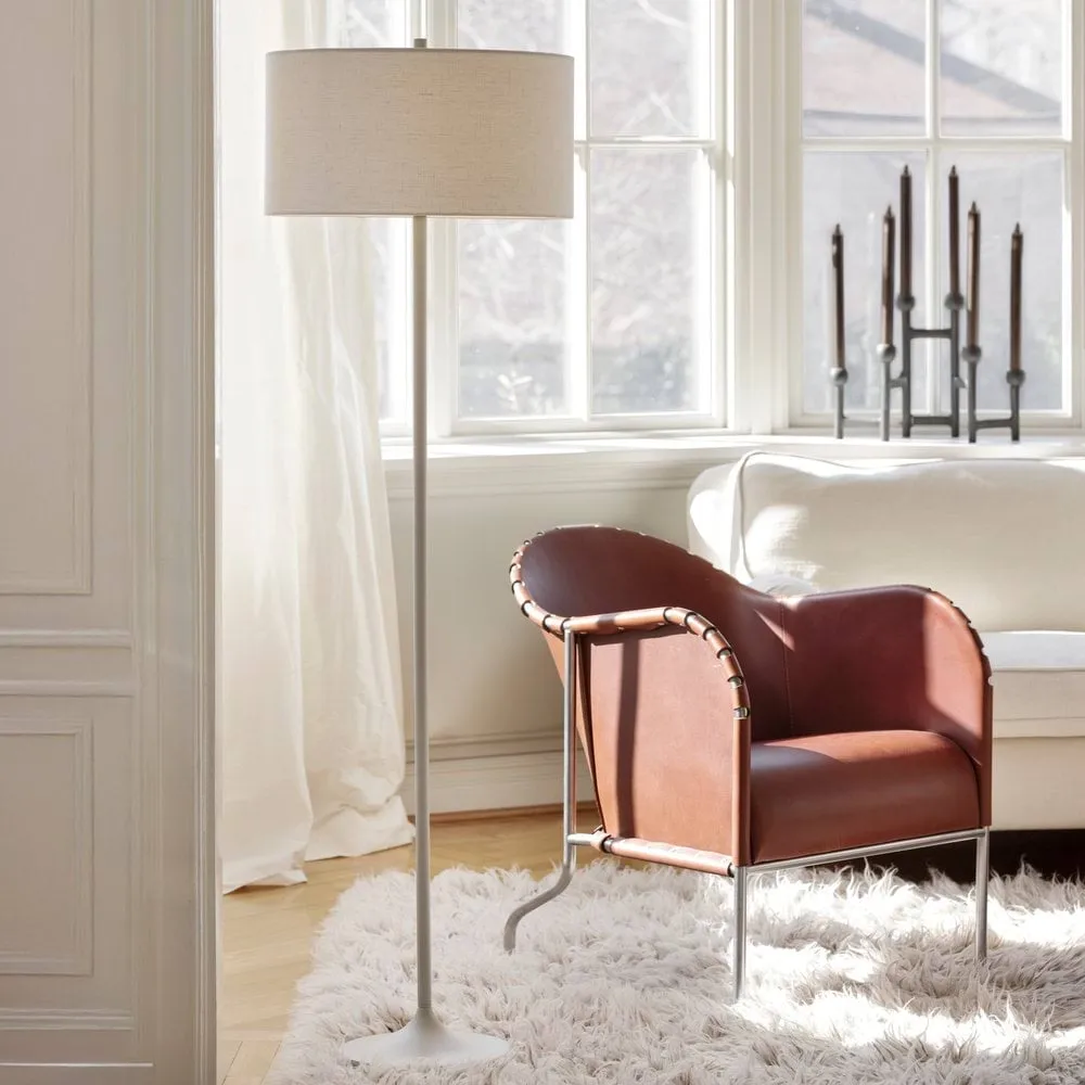 Lampadaire Soft, Lin blanc-sable, Ø44x149,5 cm Belid