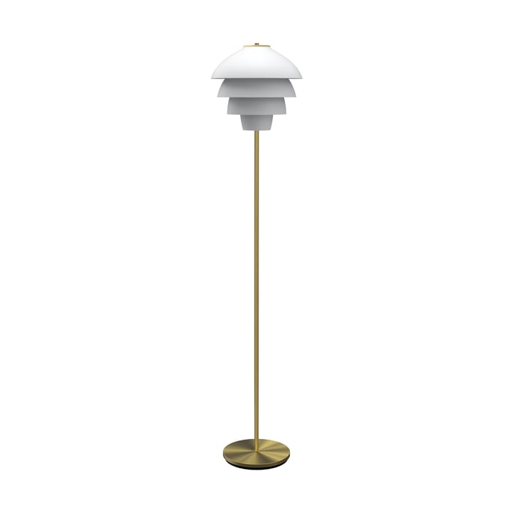 Lampadaire Valencia 150 cm - Blanc mat-laiton - Belid