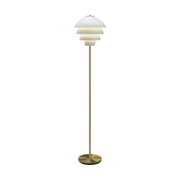 Lampadaire Valencia 150 cm - Blanc mat-laiton - Belid