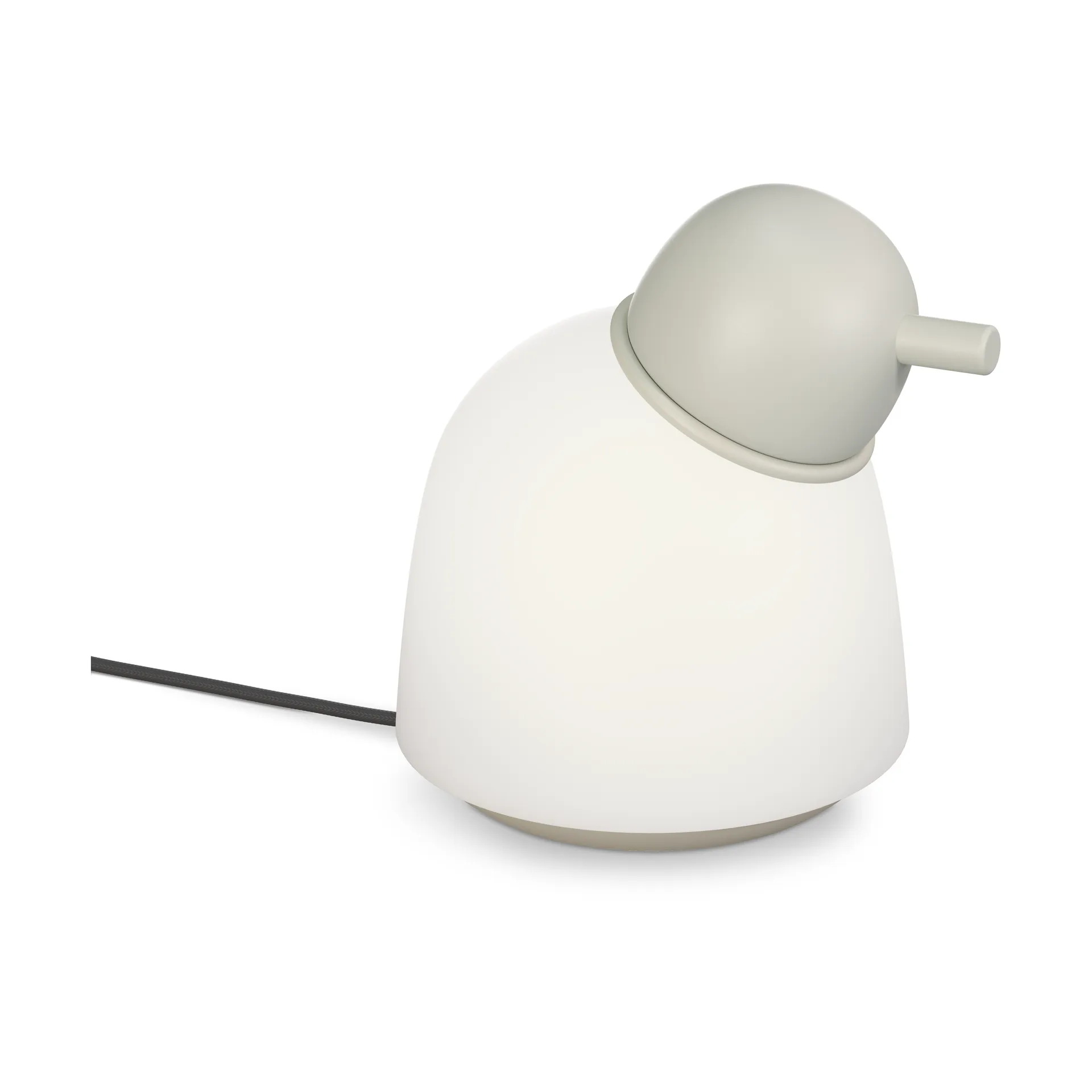 Lampe de table Bird 21,5 cm, Sand-verre opale Belid