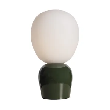 Lampe de table Buddy verre opale - Blank vert forêt - Belid