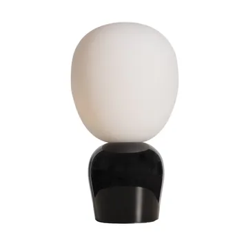 Lampe de table Buddy verre opale - Brillant noir - Belid