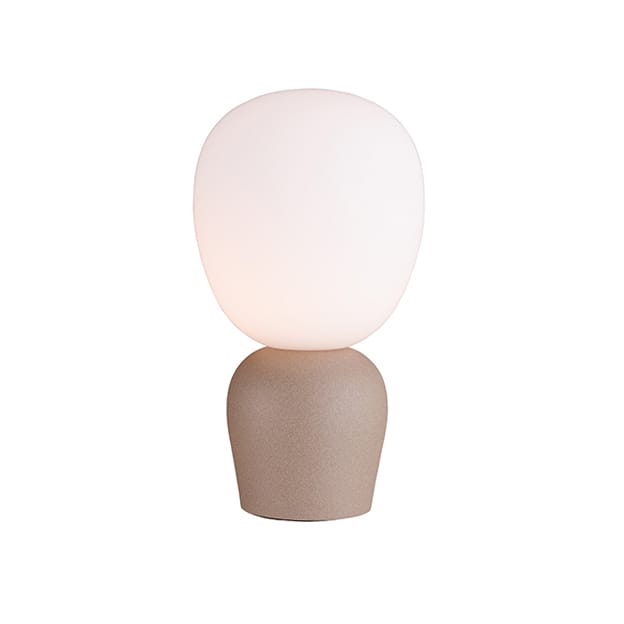 Lampe de table Buddy verre opale - Sable (beige) - Belid