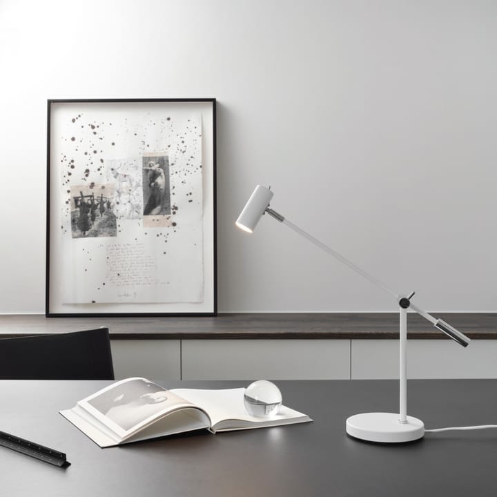 Lampe de table Cato 48,5 cm, Mat Blanc Belid