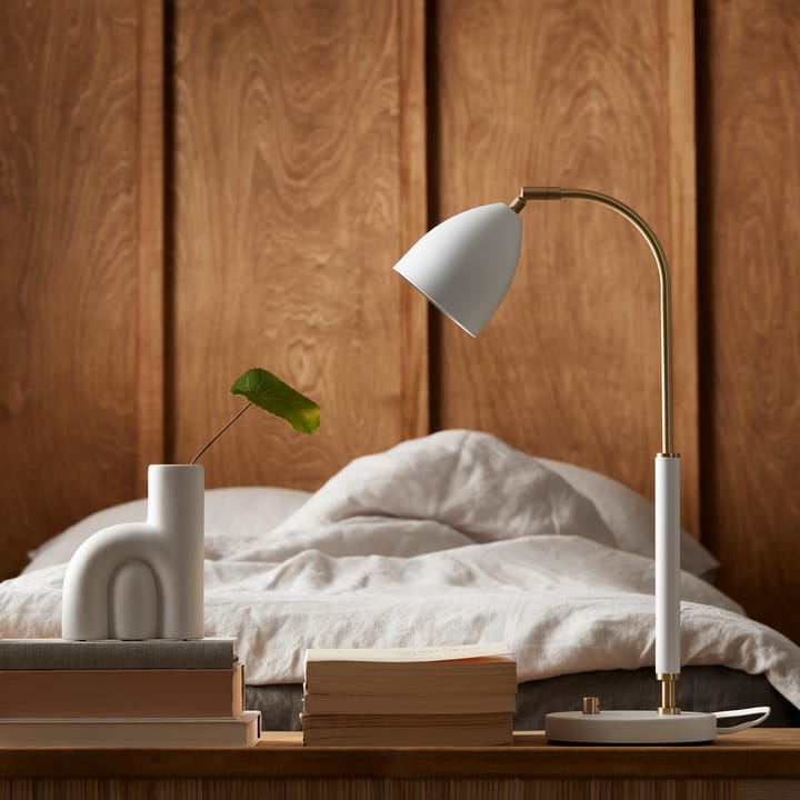 Lampe de table Deluxe - blanc, laiton - Belid