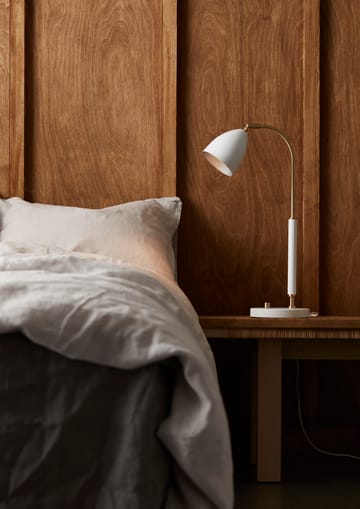 Lampe de table Deluxe - blanc, laiton - Belid