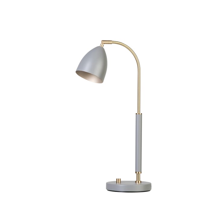 Lampe de table Deluxe - gris chaud, laiton - Belid